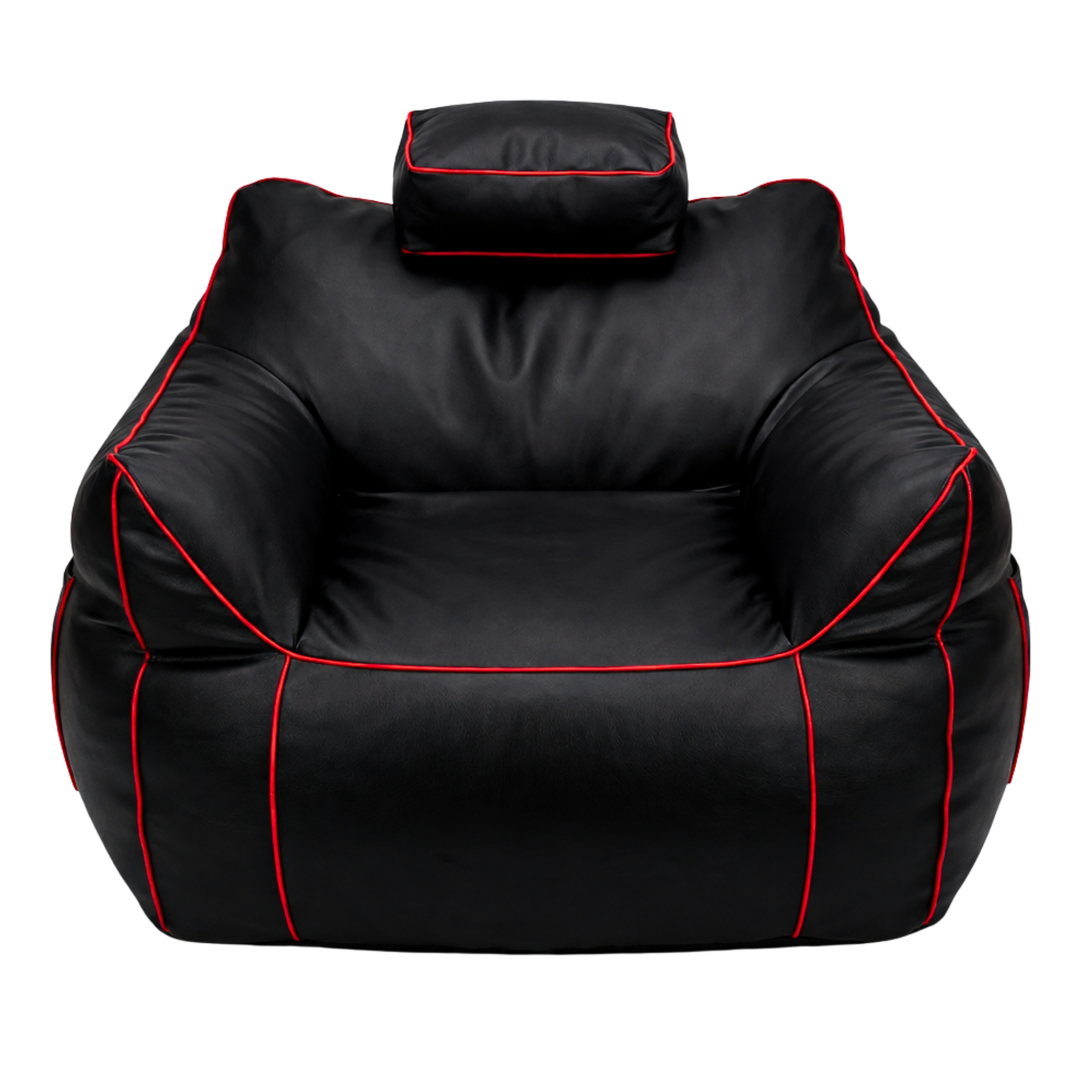 Pouf gaming en similicuir - 100x110 cm