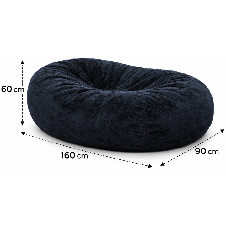 Pouf Long Géant Fourrure - 160 Cm