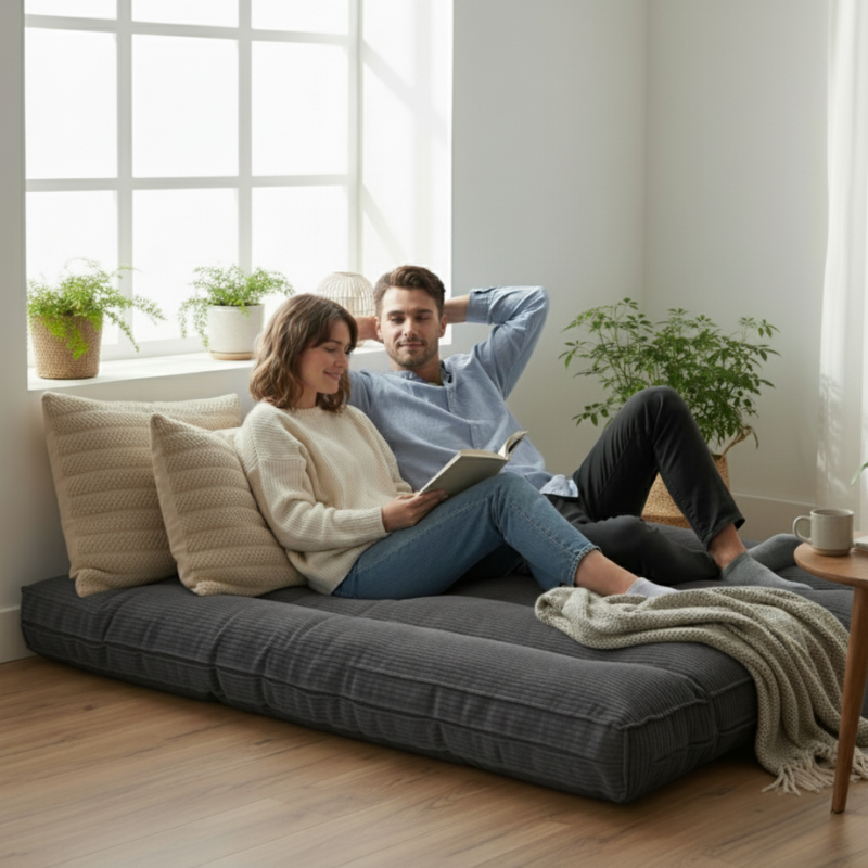 Futon Déhoussable - 140 X 190 Cm