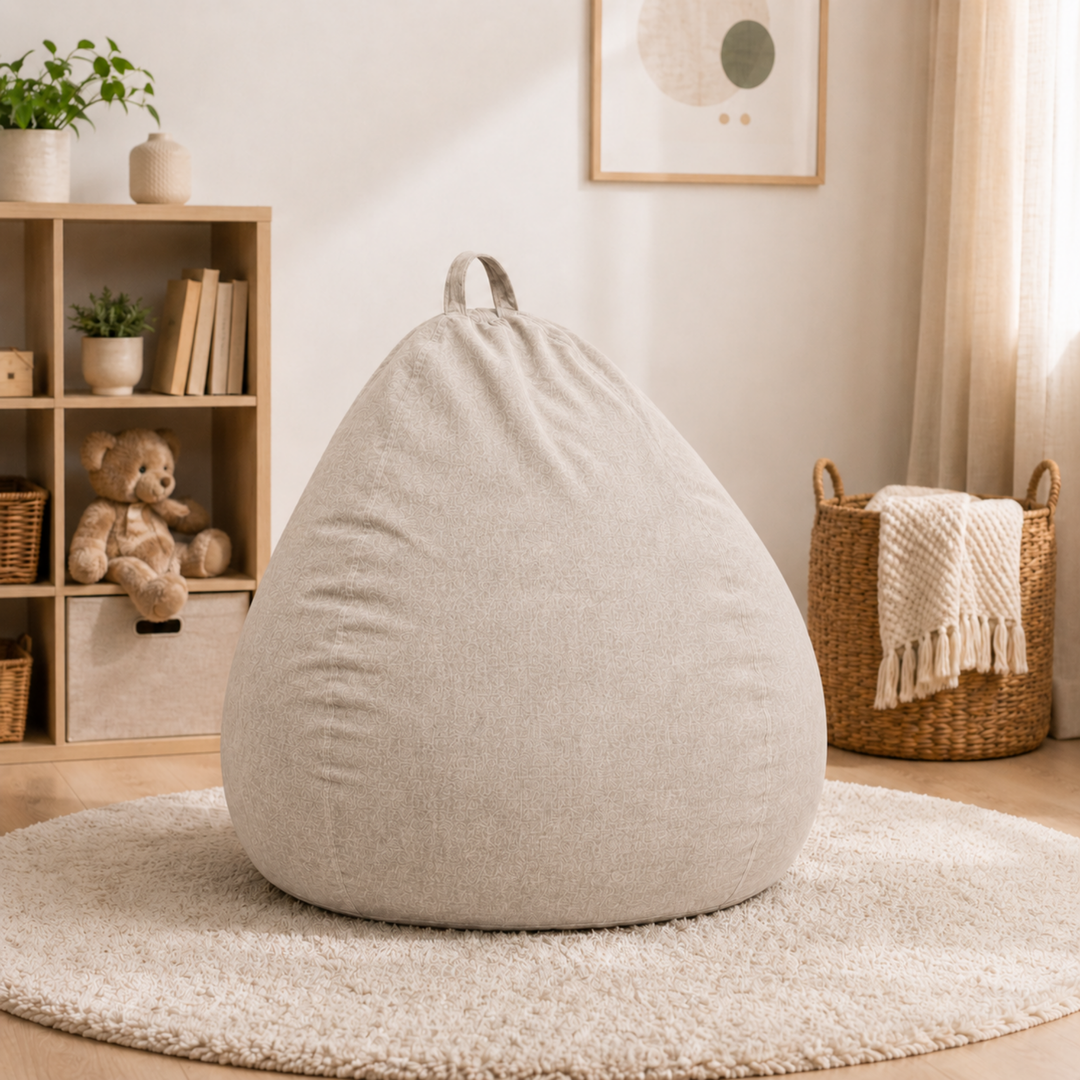 Pouf Poire Déhoussable - 80x70 Cm