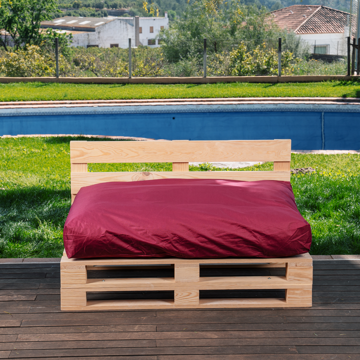Coussin Palette Déhoussable Imperméable - Assise 120x80 Cm