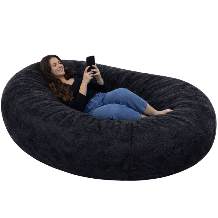 Pouf Long Géant Fourrure - 160 Cm