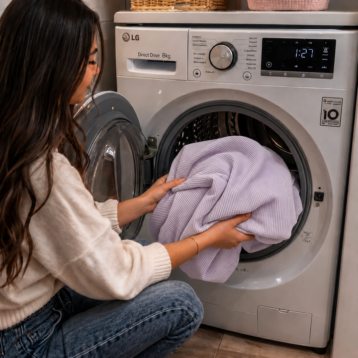 Pouf déhoussable Velours Côtelé Épais - 100cm