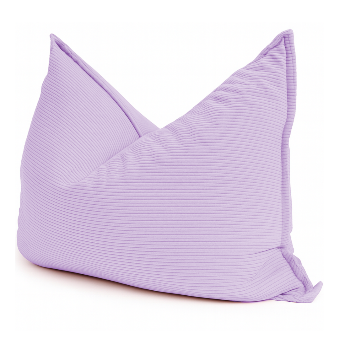 Pouf Velours Côtelé Déhoussable - 140x180 Cm