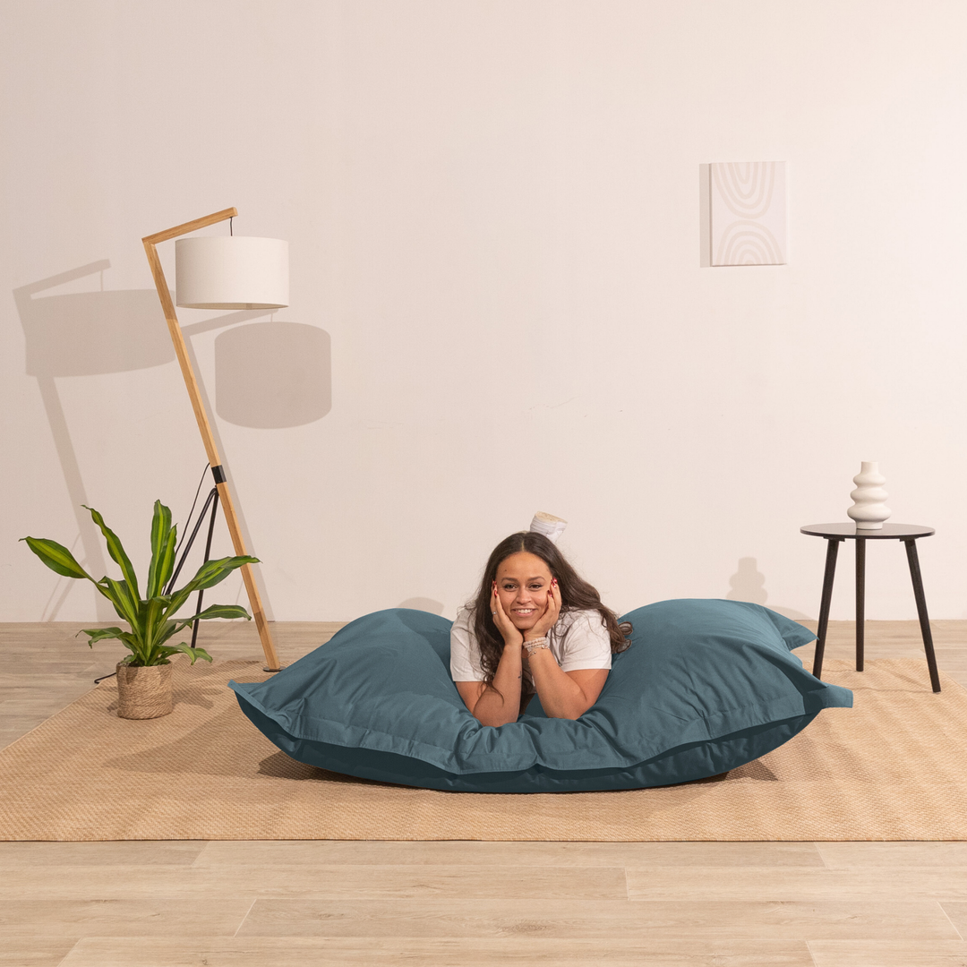 Pouf Extérieur Imperméable Déhoussable Anti-UV - 140x180 Cm