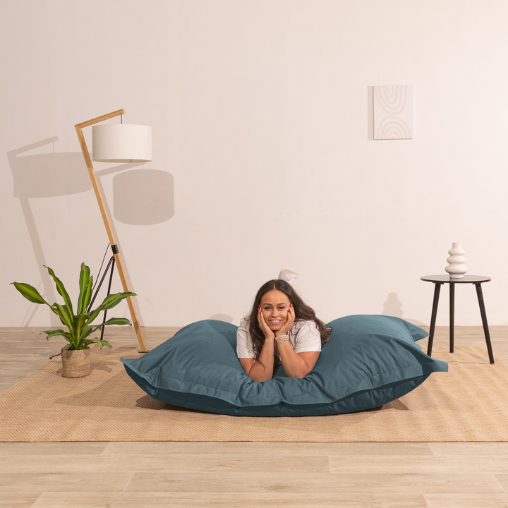 Pouf Extérieur Imperméable Déhoussable Anti-UV - 140x180 Cm