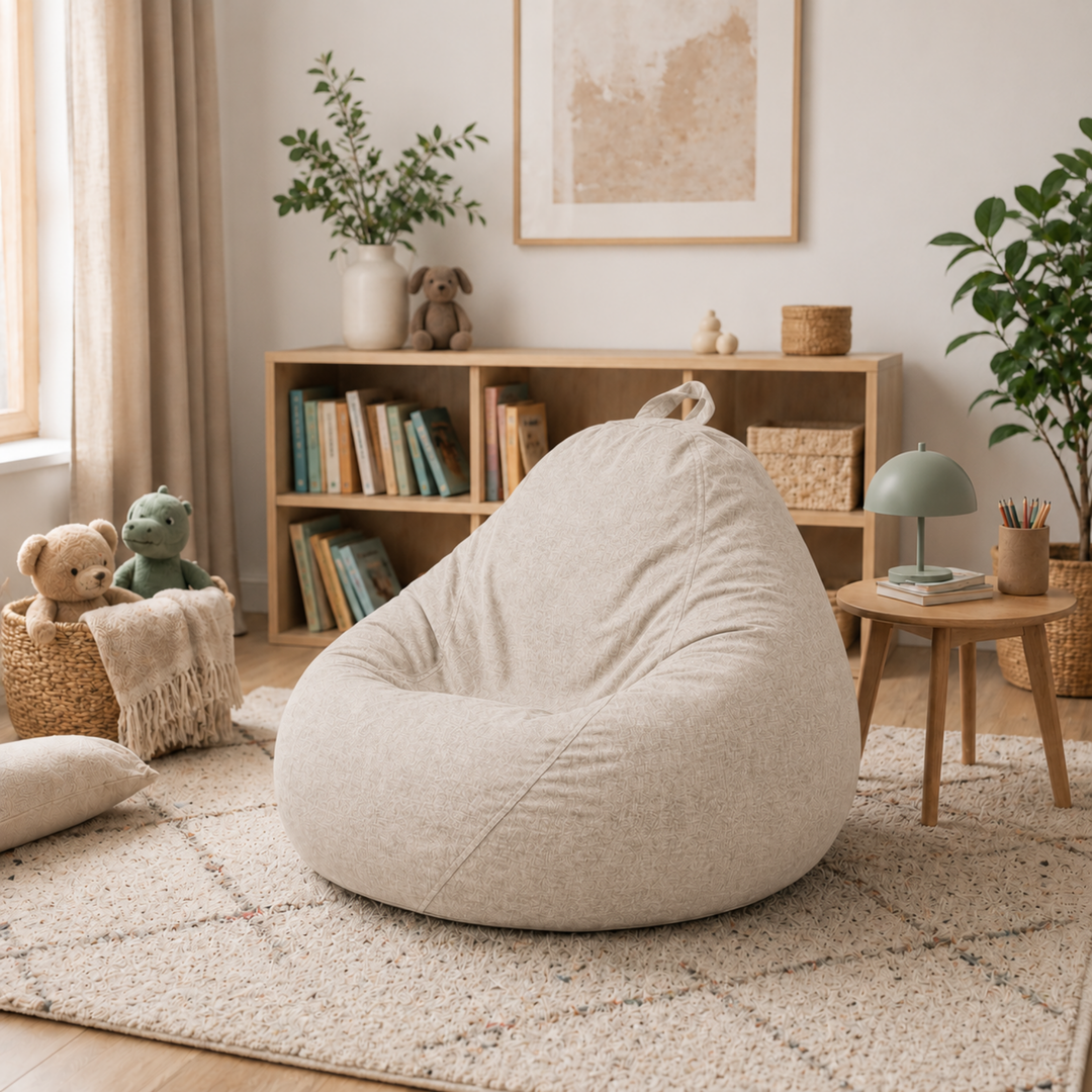 Pouf Poire Déhoussable - 80x70 Cm
