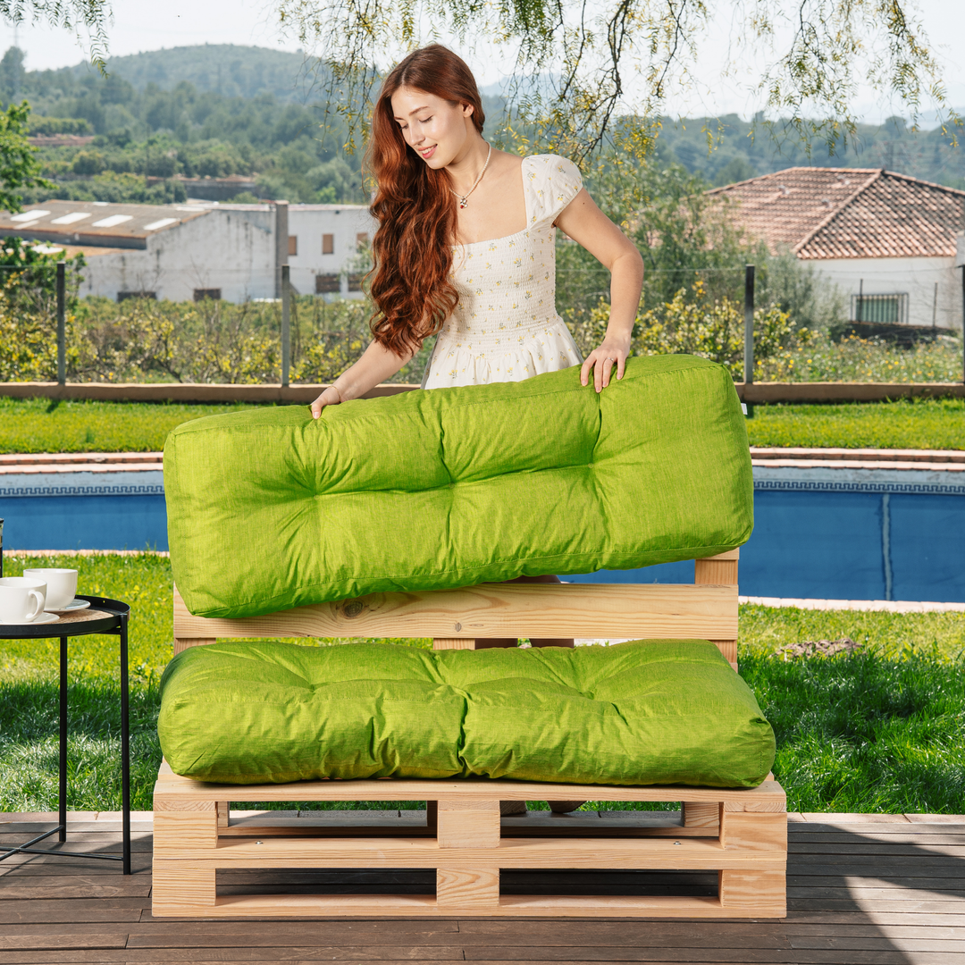 Lot Assise/Dossier Coussin Palette