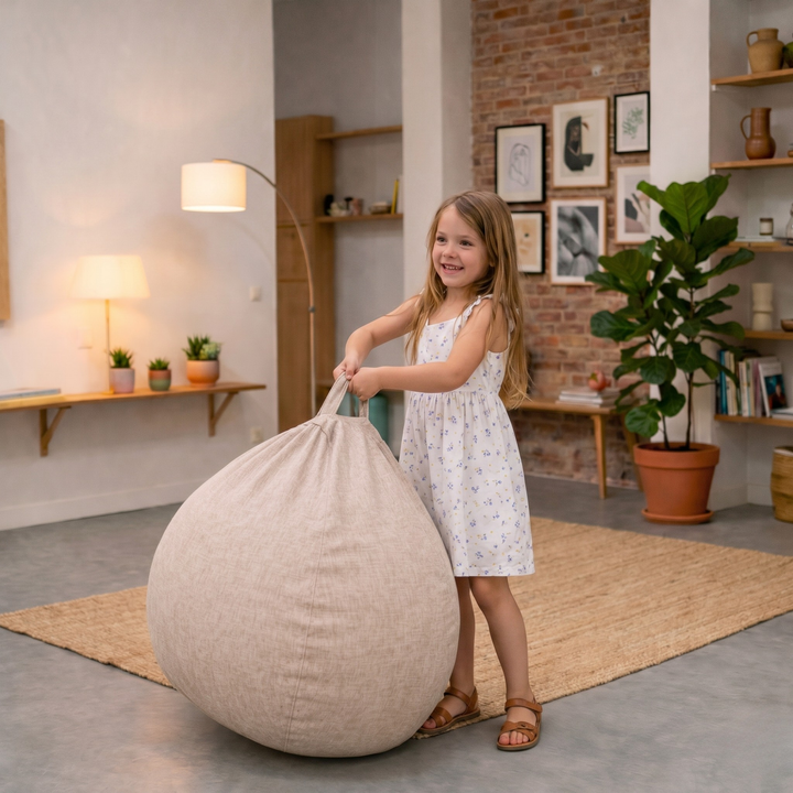 Pouf Poire Déhoussable - 80x70 Cm