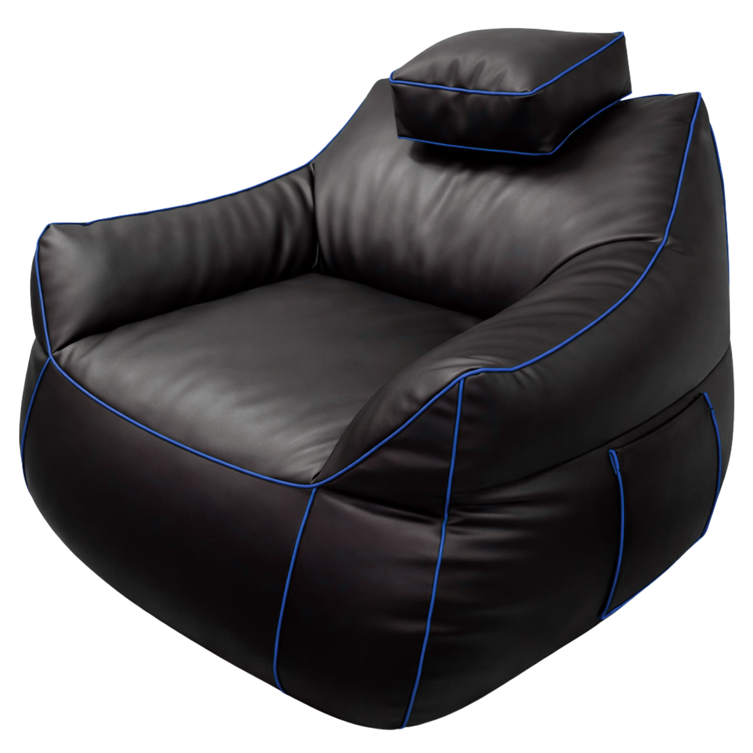 Pouf gaming en similicuir - 100x110 cm