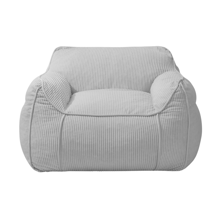 Pouf Fauteuil Velours Côtelé - 100x110 Cm