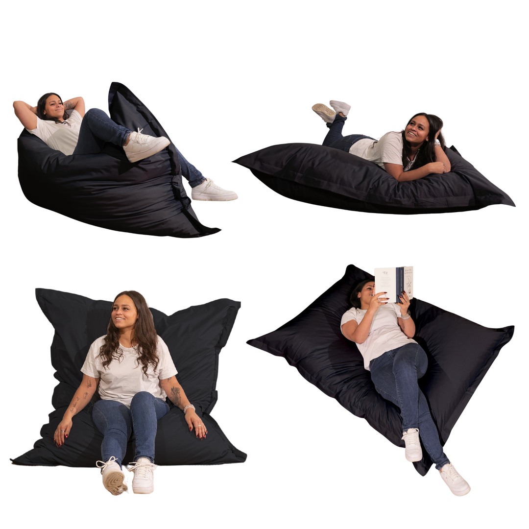 Pouf Extérieur Imperméable Déhoussable Anti-UV - 140x180 Cm