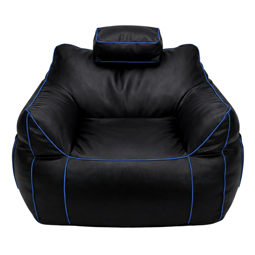 Pouf gaming en similicuir - 100x110 cm