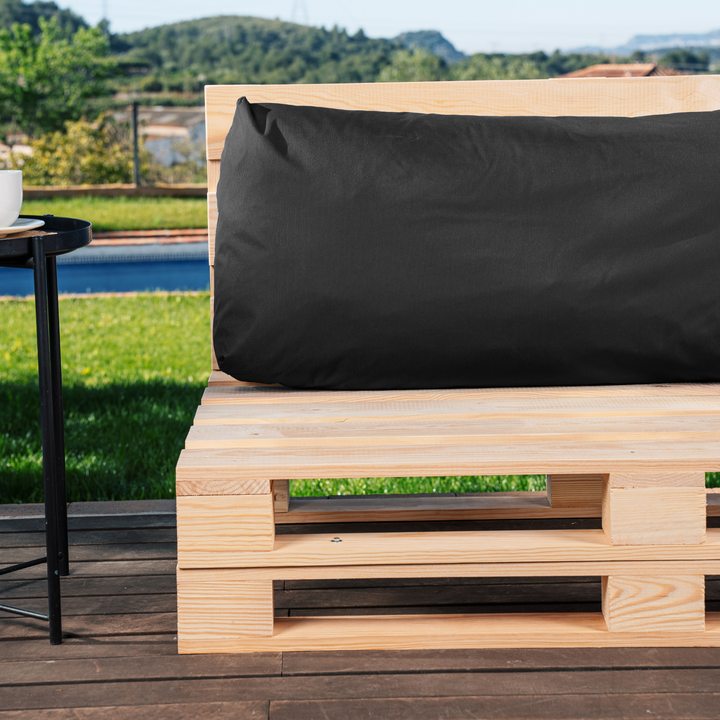 Coussin Palette Déhoussable Imperméable - Dossier 120x40 Cm