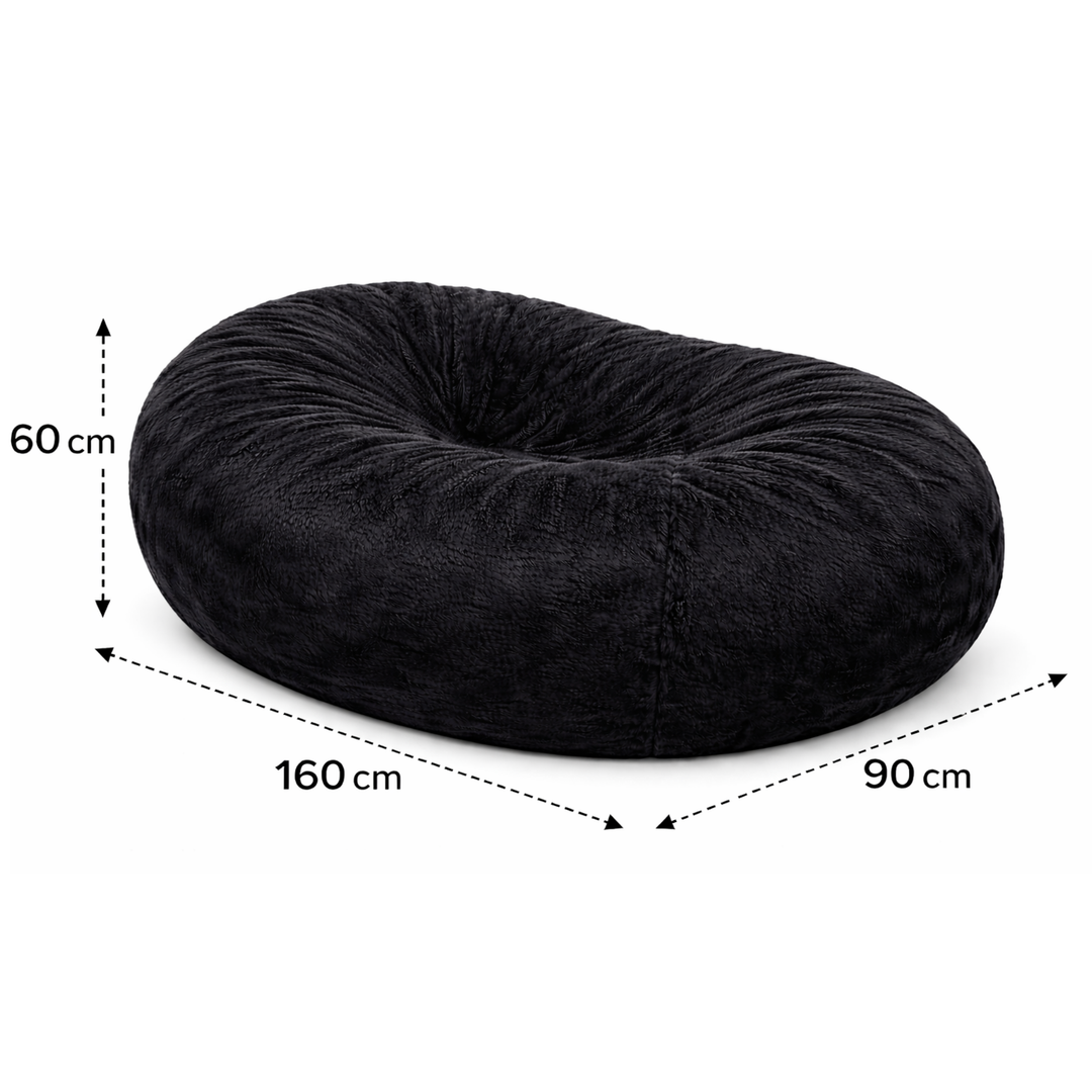 Pouf Long Géant Fourrure - 160 Cm