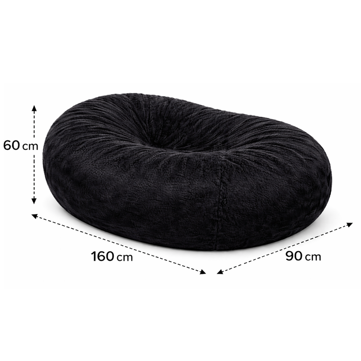 Pouf Long Géant Fourrure - 160 Cm