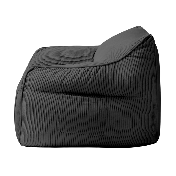 Pouf Fauteuil Velours Côtelé - 100x110 Cm