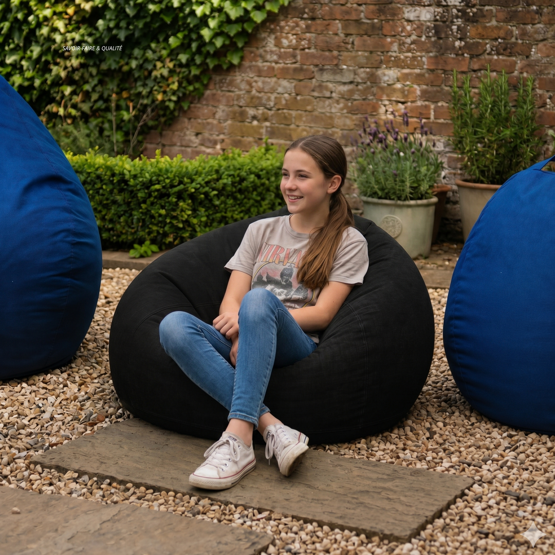Pouf Poire Déhoussable - 105x85 Cm