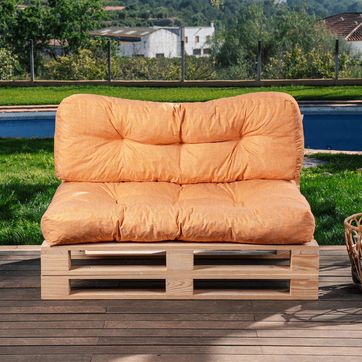 Lot Assise/Dossier Coussin Palette