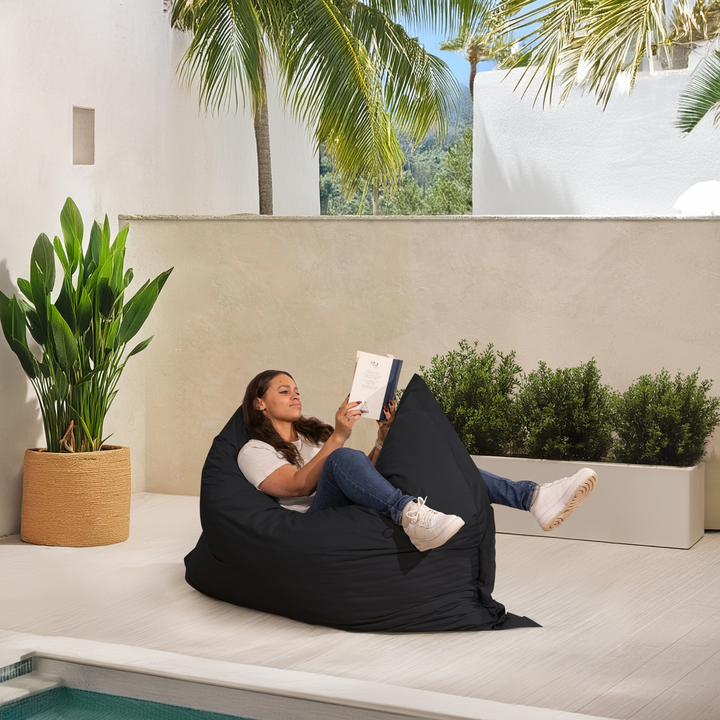 Pouf Extérieur Imperméable Déhoussable Anti-UV - 140x180 Cm