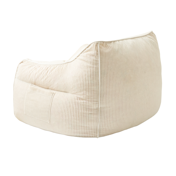 Pouf Fauteuil Velours Côtelé - 100x110 Cm