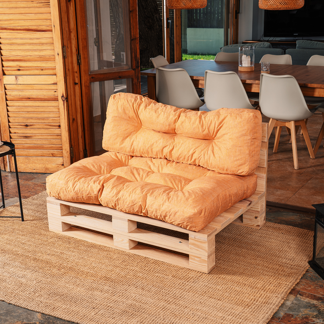 Lot Assise/Dossier Coussin Palette