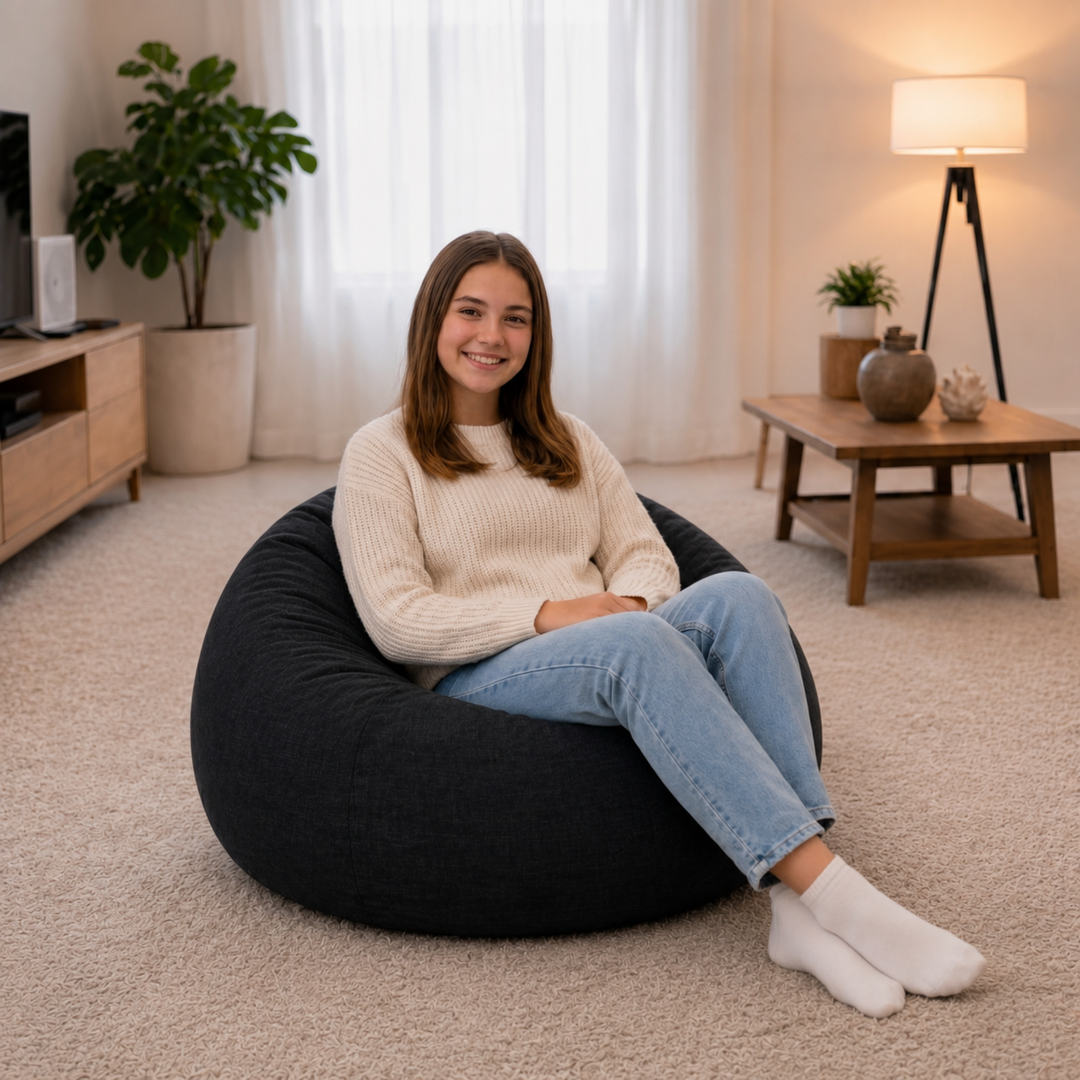 Pouf Poire Déhoussable - 105x85 Cm
