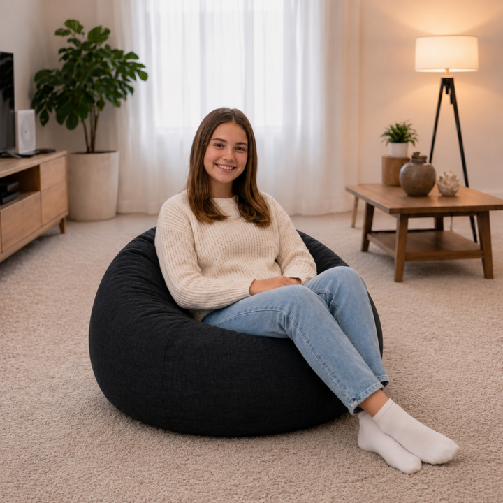 Pouf Poire Déhoussable - 105x85 Cm