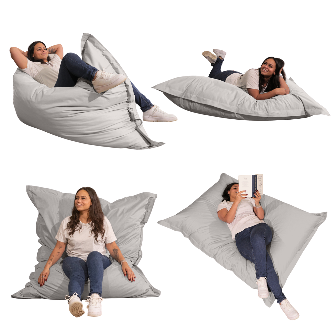 Pouf Extérieur Imperméable Déhoussable Anti-UV - 140x180 Cm