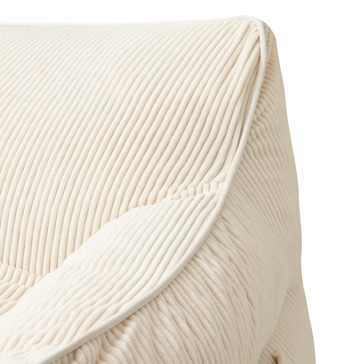 Pouf Fauteuil Velours Côtelé - 100x110 Cm