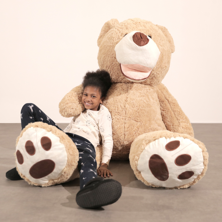 Peluche Géante Nounours - 200 Cm - Couleurs