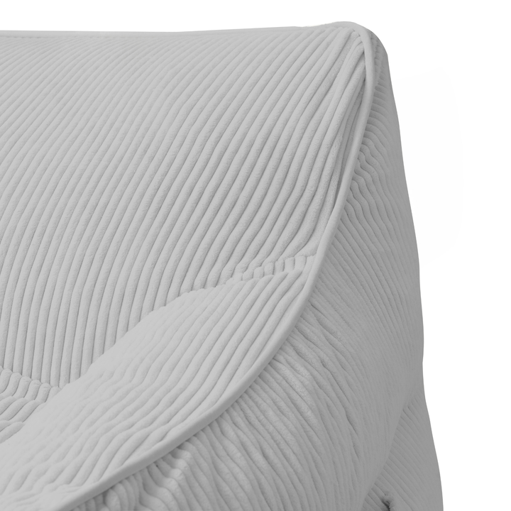 Pouf Fauteuil Velours Côtelé - 100x110 Cm