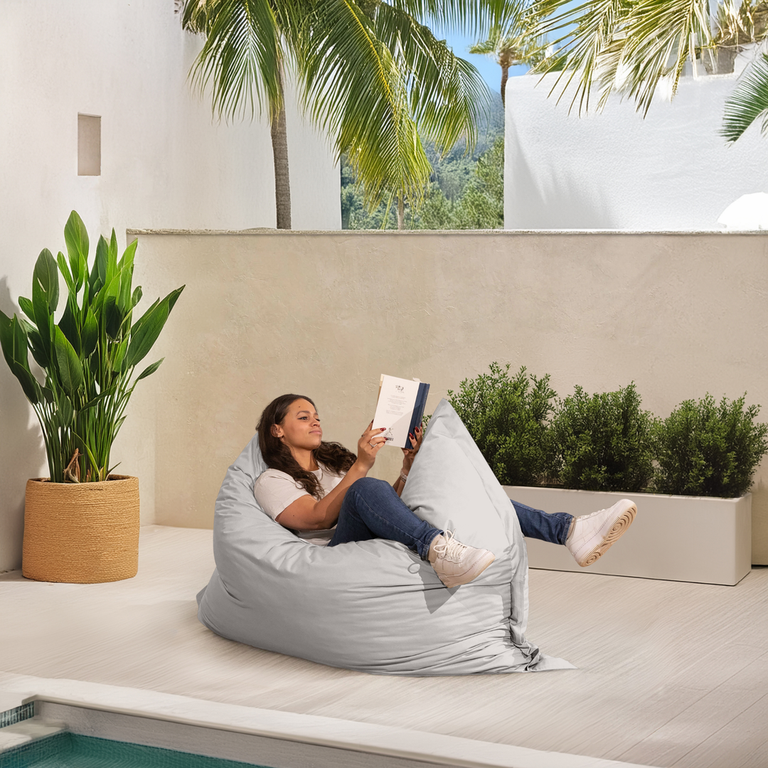 Pouf Extérieur Imperméable Déhoussable Anti-UV - 140x180 Cm