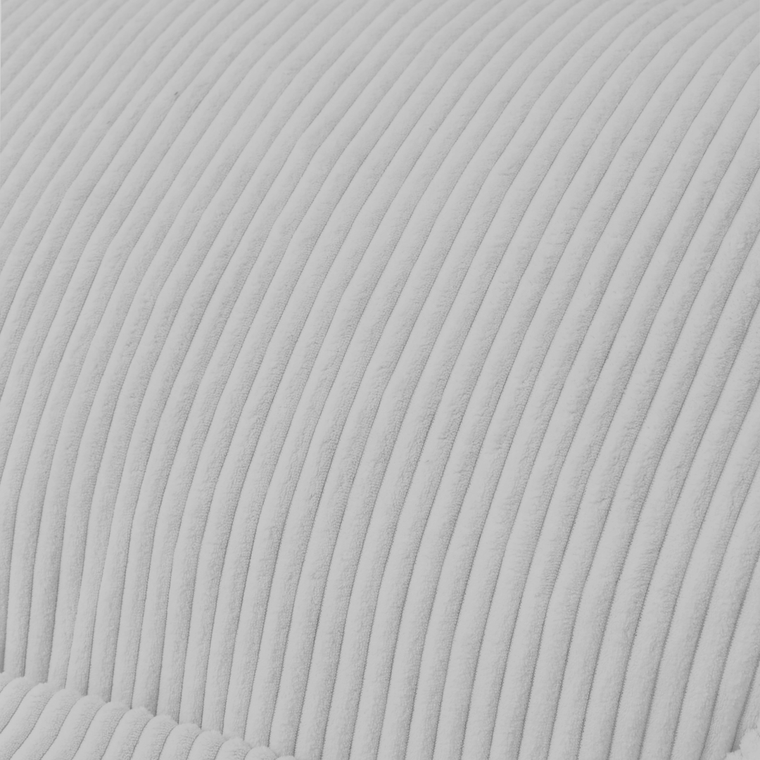 Pouf Fauteuil Velours Côtelé - 100x110 Cm