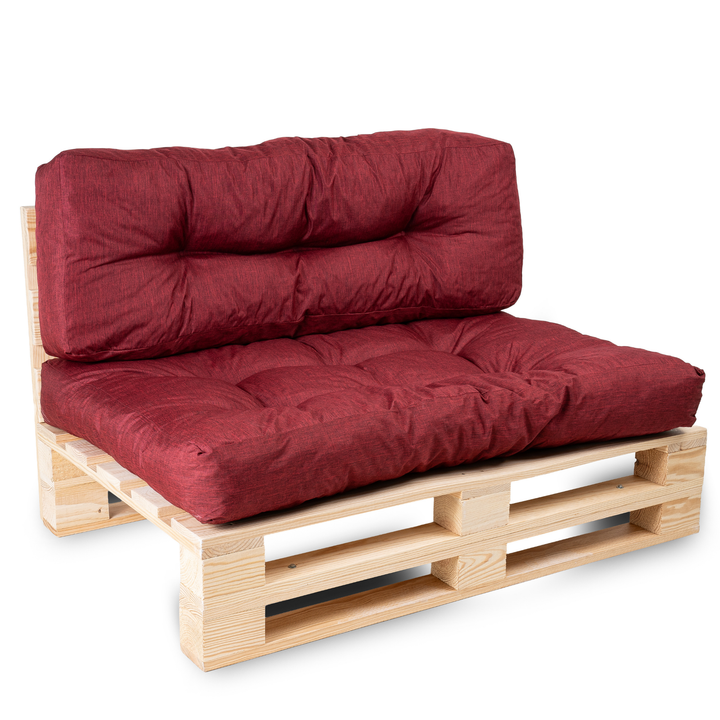 Lot Assise/Dossier Coussin Palette