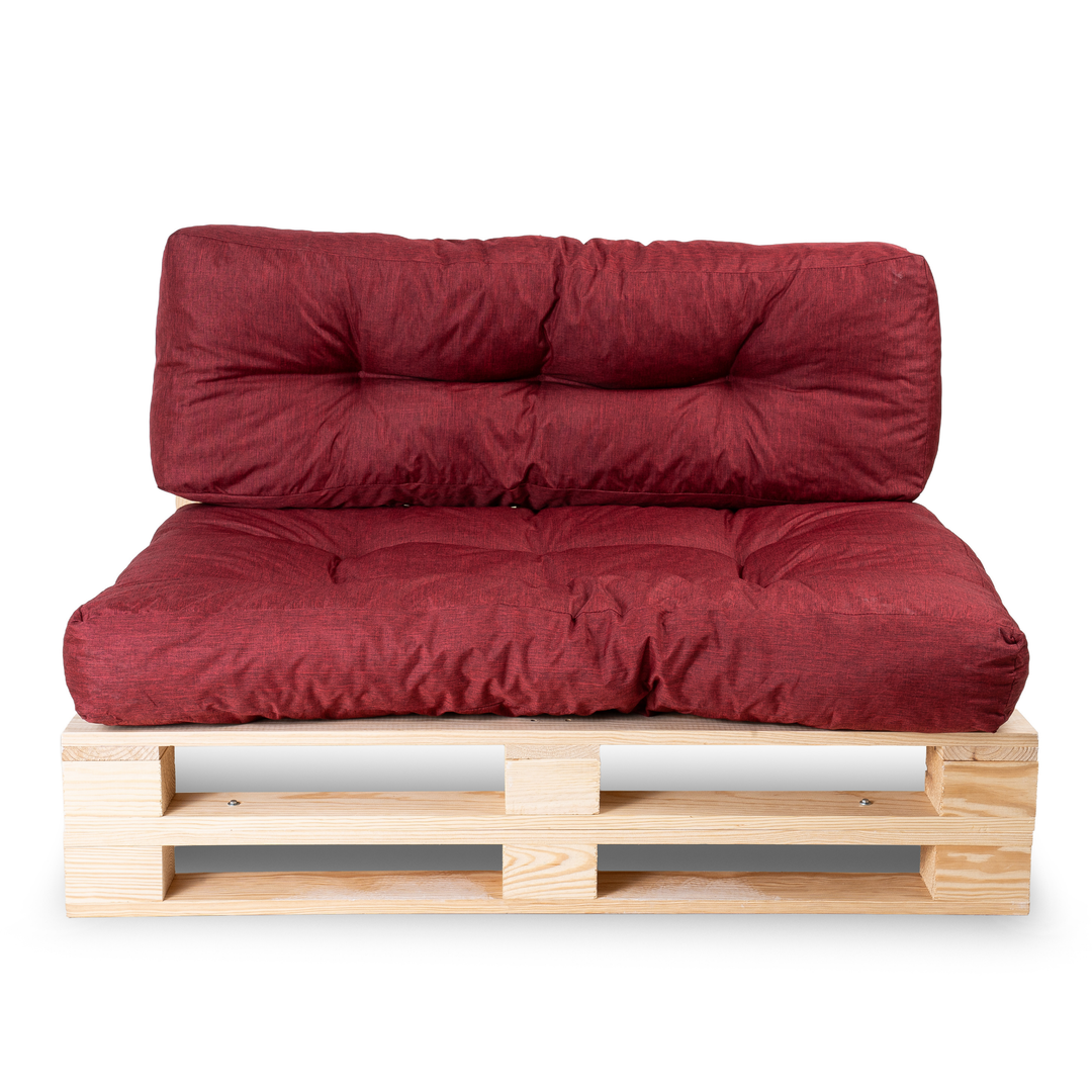 Lot Assise/Dossier Coussin Palette