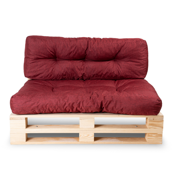 Lot Assise/Dossier Coussin Palette