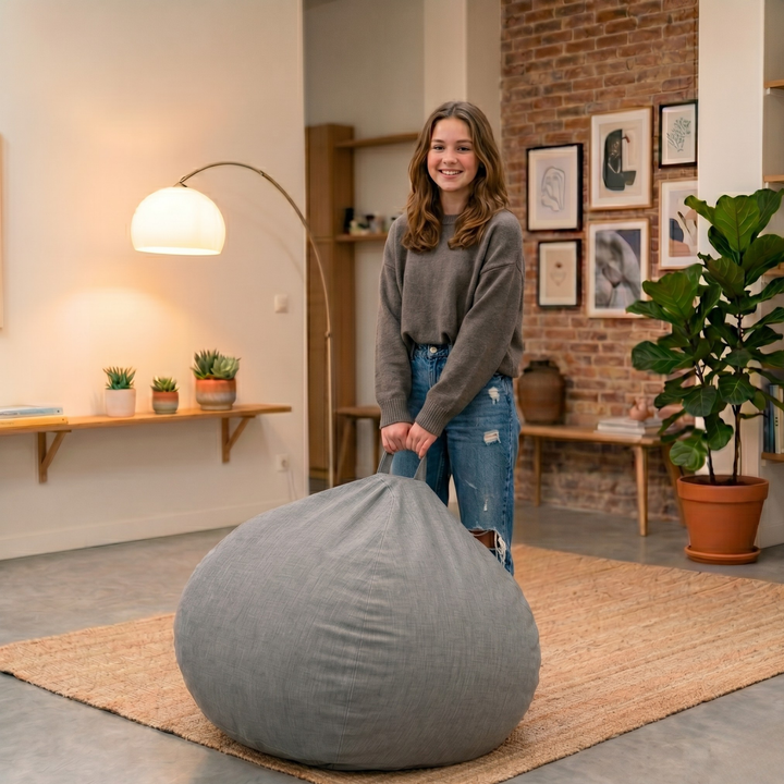 Pouf Poire Déhoussable - 105x85 Cm