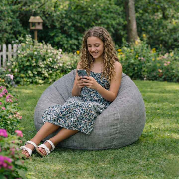 Pouf Poire Déhoussable - 105x85 Cm