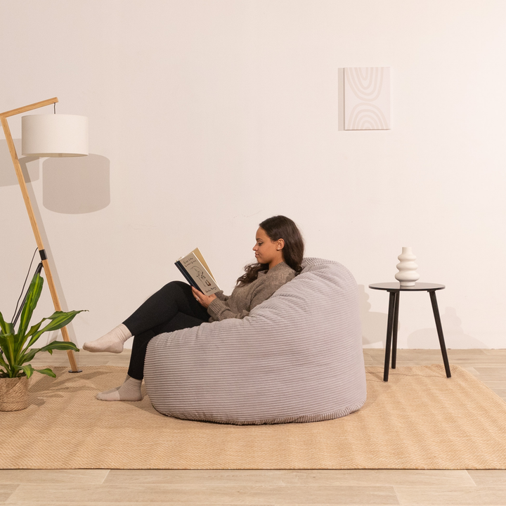 Pouf Velours Côtelé Épais - 100cm