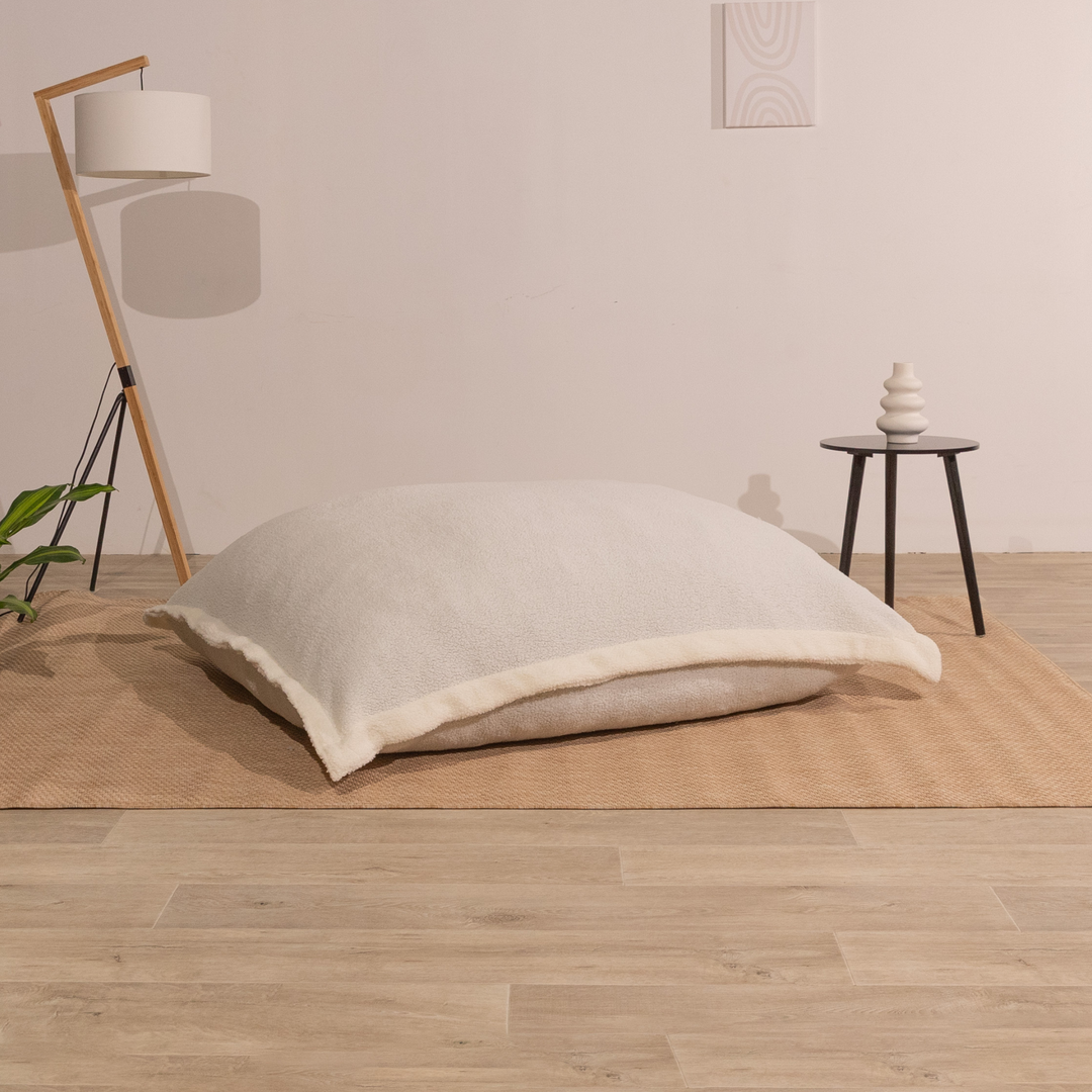 Pouf Bouclette Déhoussable - 140x180 Cm
