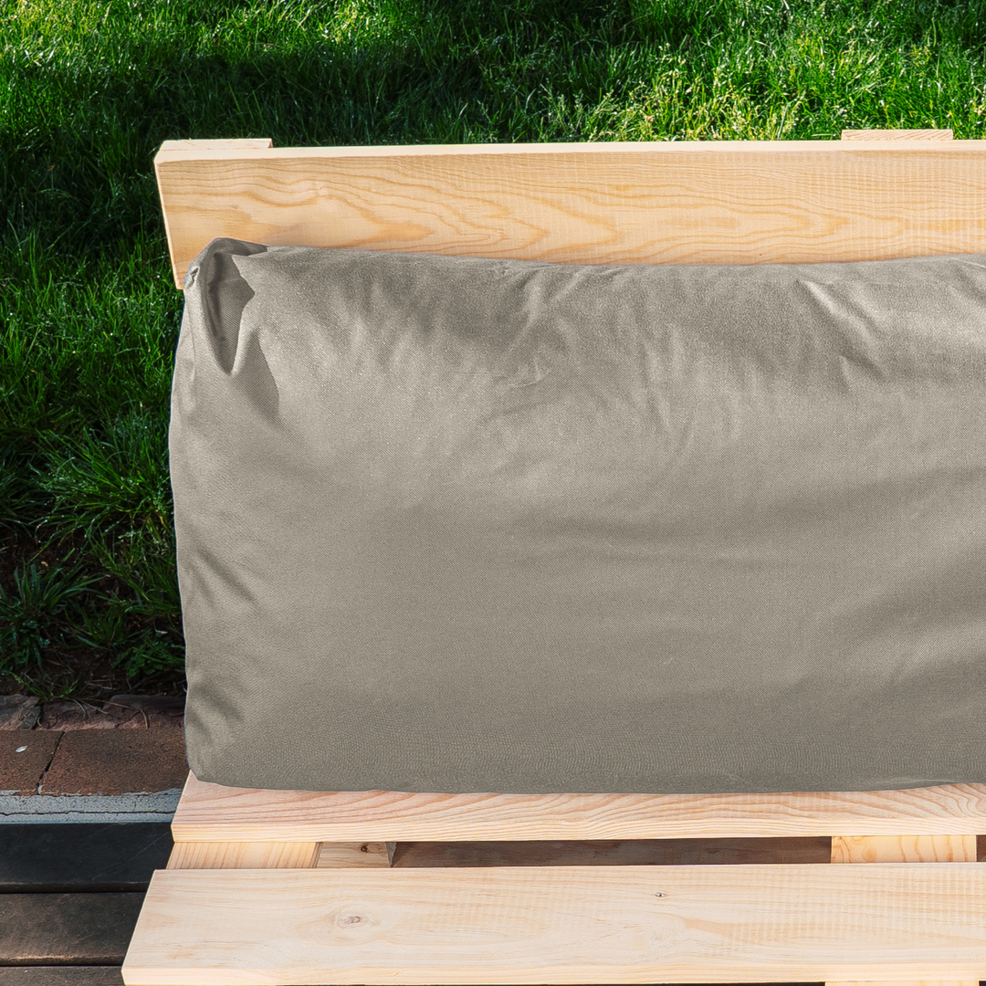 Coussin Palette Déhoussable Imperméable - Dossier 120x40 Cm