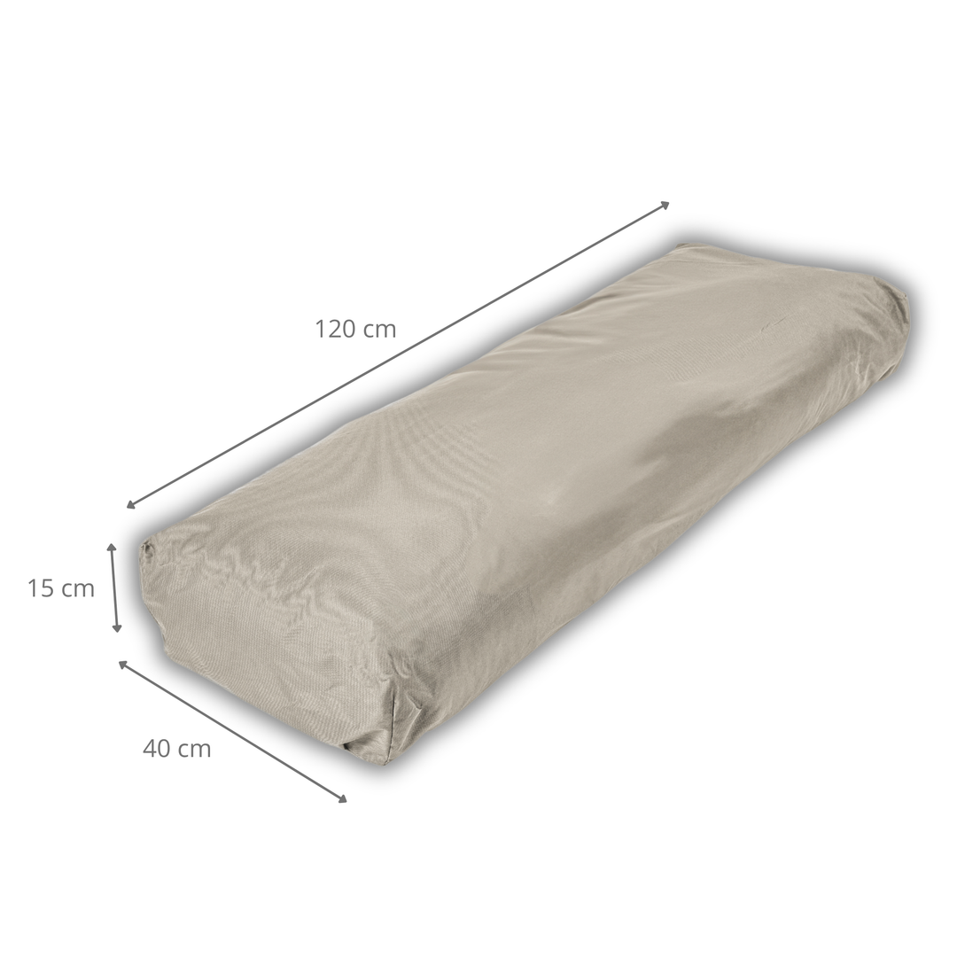 Coussin Palette Déhoussable Imperméable - Dossier 120x40 Cm