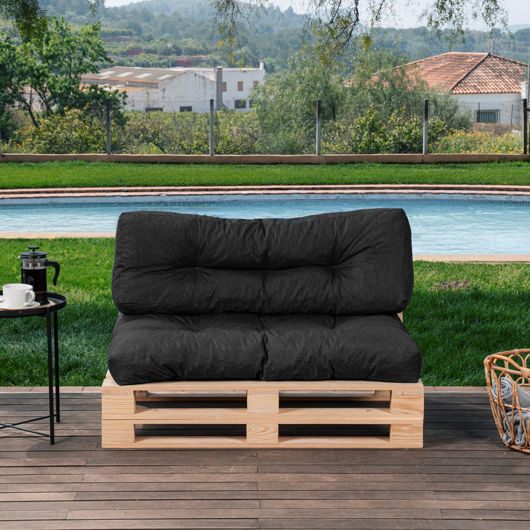 Lot Assise/Dossier Coussin Palette