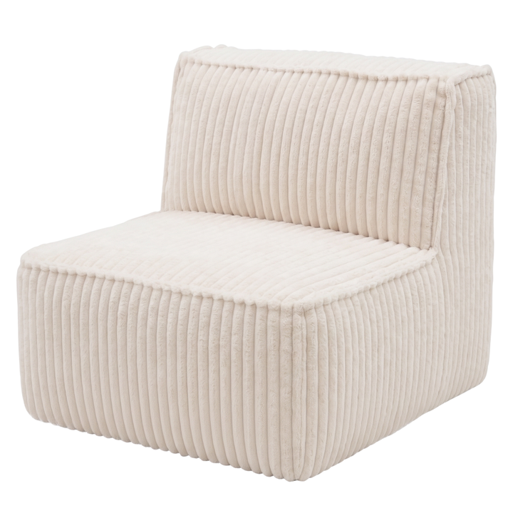 Module central déhoussable - Pour canapé modulable - Velours côtelé - 90x82 cm