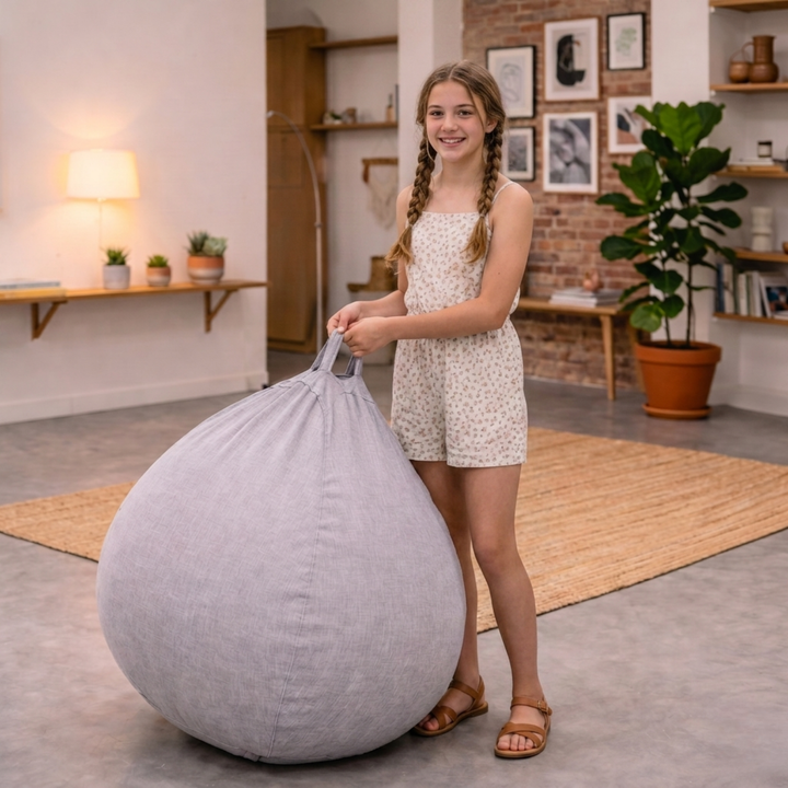Pouf Poire Déhoussable - 105x85 Cm