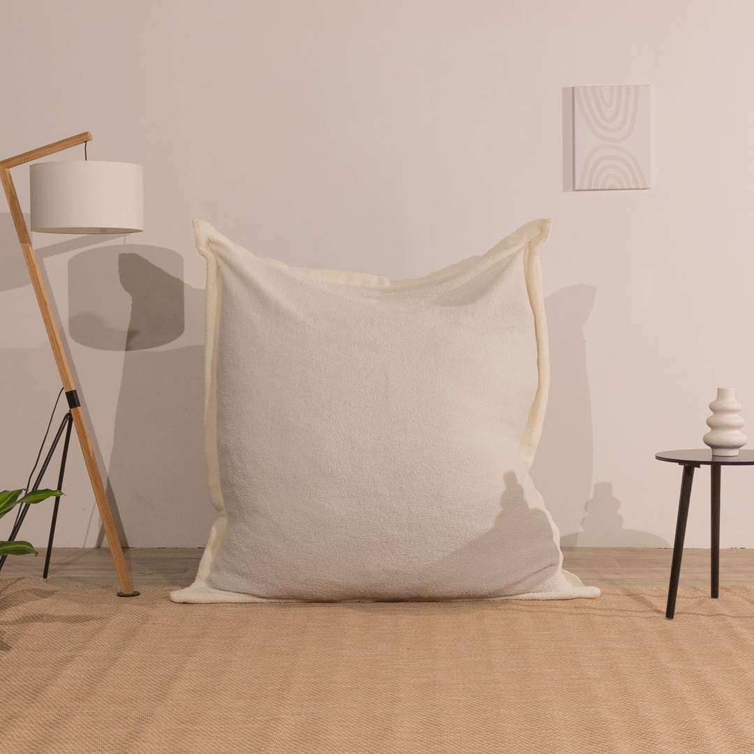 Pouf Bouclette Déhoussable - 140x180 Cm