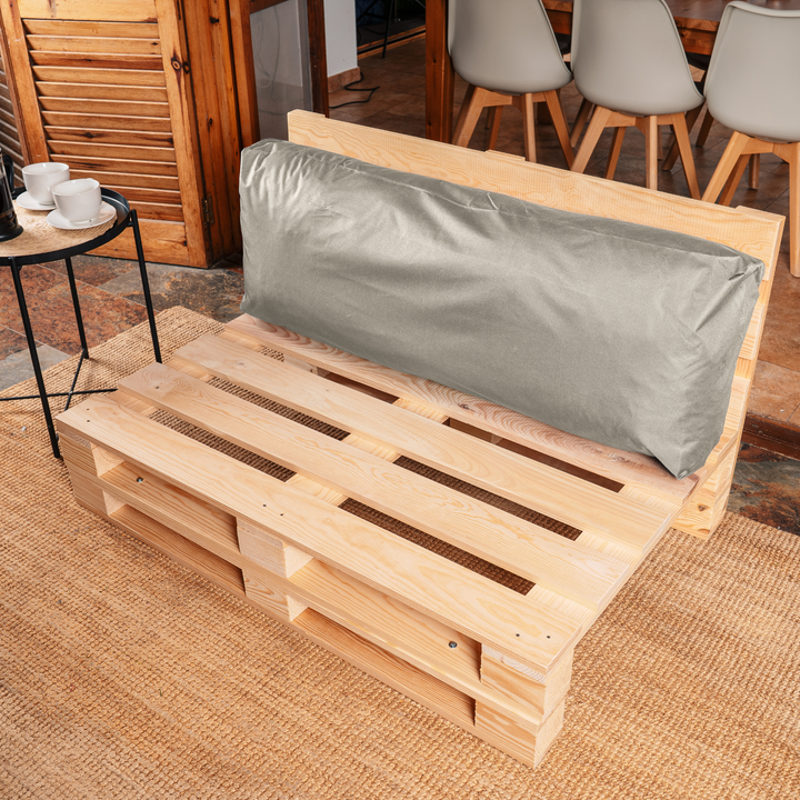Coussin Palette Déhoussable Imperméable - Dossier 120x40 Cm