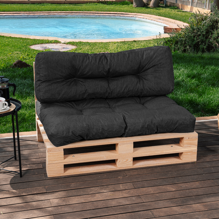 Lot Assise/Dossier Coussin Palette
