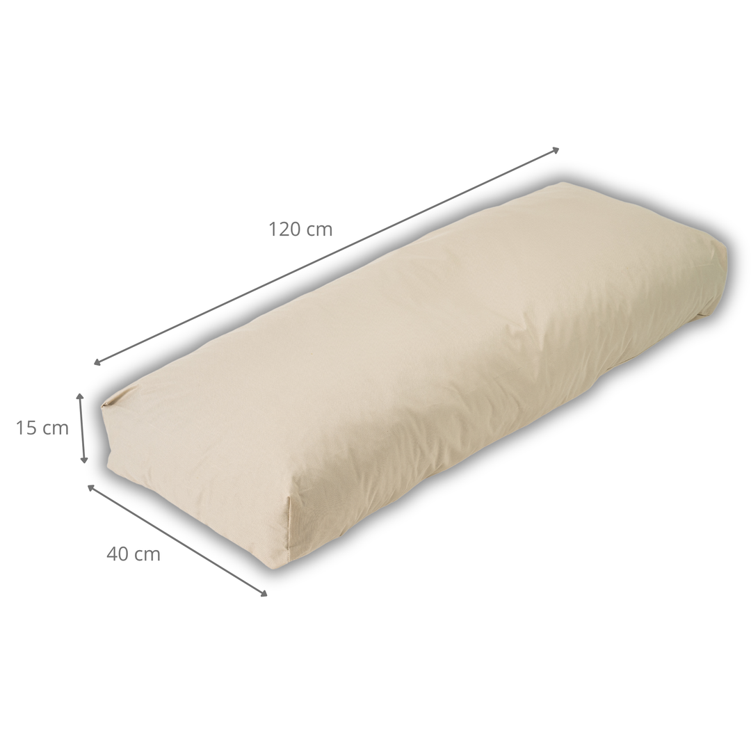 Coussin Palette Déhoussable Imperméable - Dossier 120x40 Cm